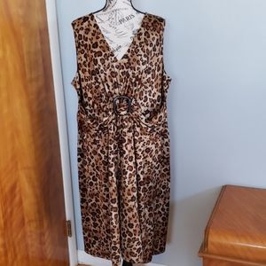 Leopard print dress | Size 2x | unbranded